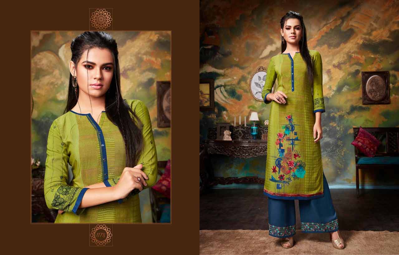 Kajree Fashion Chambor Vol 6 Kurti With Palazzo Catalog Kajree Fashion Chambor Vol 6 Kurti With Palazzo Catalog